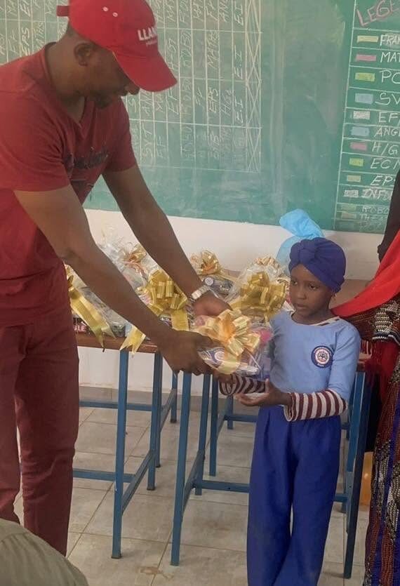 Remise de prix en classe
